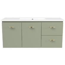 Florida Ensuite 1000mm Wall Hung Vanity with Ceramic Countertop